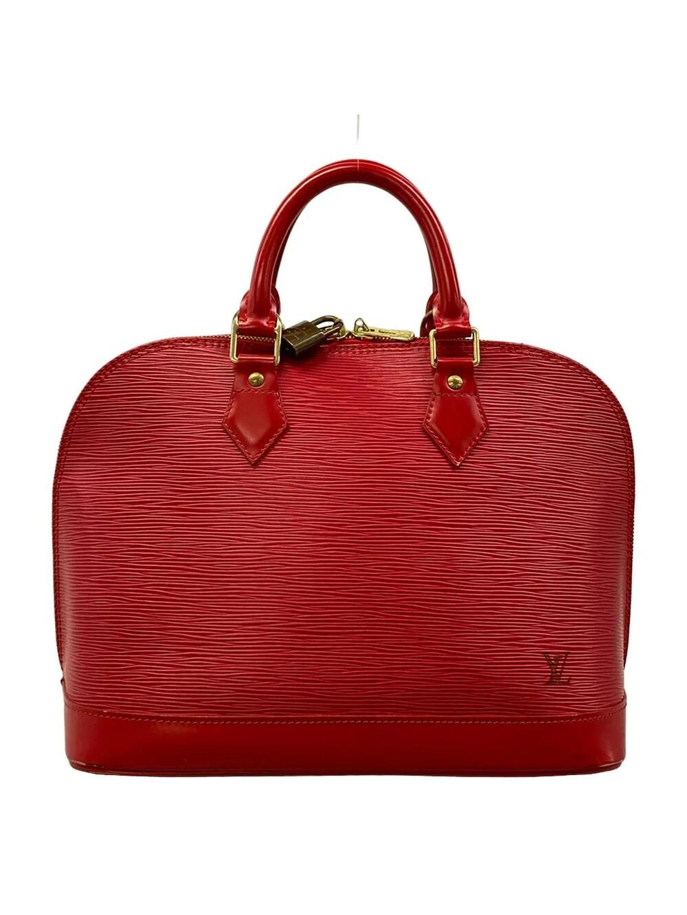 Louis Vuitton Alma Rouge Epi Handbag #310313L71B